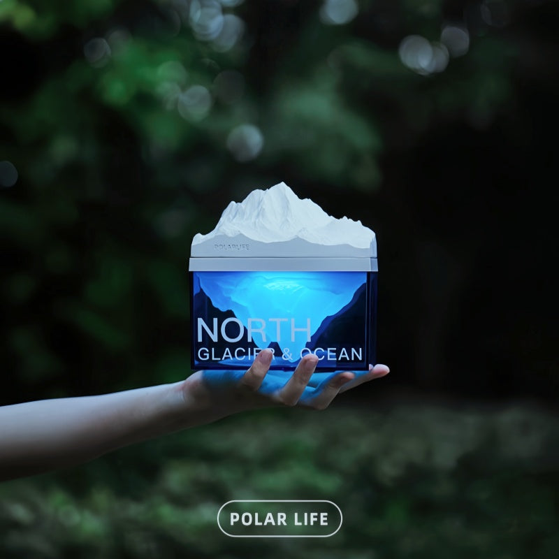 The Polar Glacier: 4-in-1 Sensory Speaker & Aroma Lamp