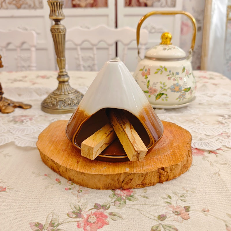 Ceramic Incense Holder & Ritual Burner - the Fuji Sanctuary