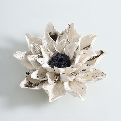 Heritage Porcelain Petal Incense Holder & Oil Diffuser - Lotus