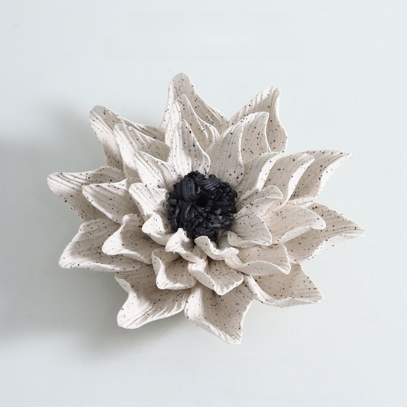 Heritage Porcelain Petal Incense Holder & Oil Diffuser - Lotus