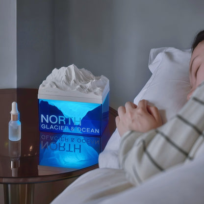 The Polar Glacier: 4-in-1 Sensory Speaker & Aroma Lamp