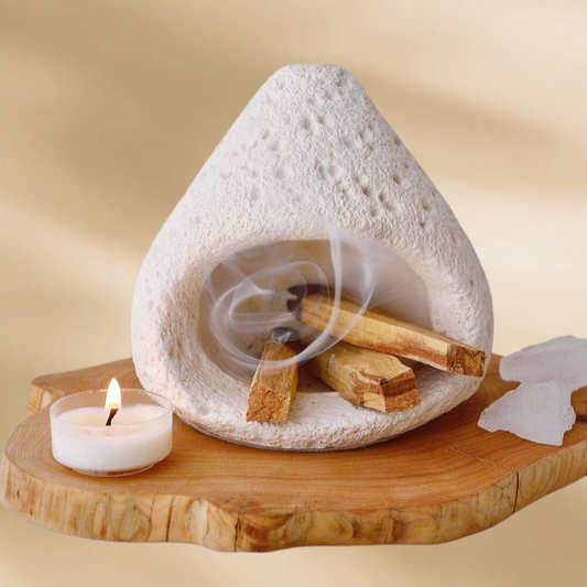 Ceramic Incense Holder & Ritual Burner - Sacred Sanctuary