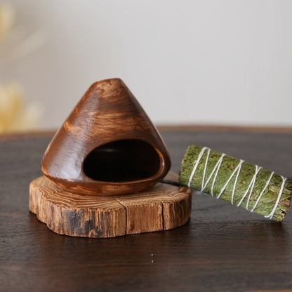 Ceramic Incense Holder & Ritual Burner - Mount Fuji