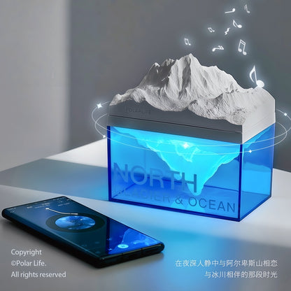 The Polar Glacier: 4-in-1 Sensory Speaker & Aroma Lamp