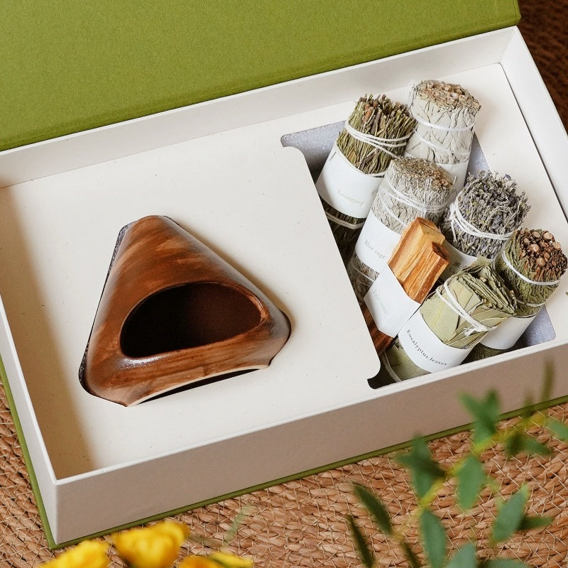 Ceramic Incense Holder & Ritual Burner - Mount Fuji