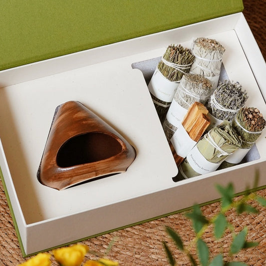 Ceramic Incense Holder & Ritual Burner - Mount Fuji