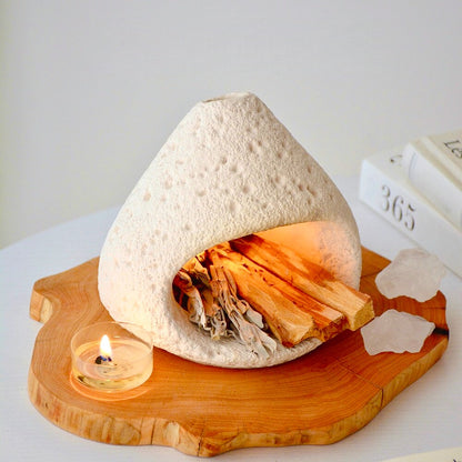 Ceramic Incense Holder & Ritual Burner - Sacred Sanctuary