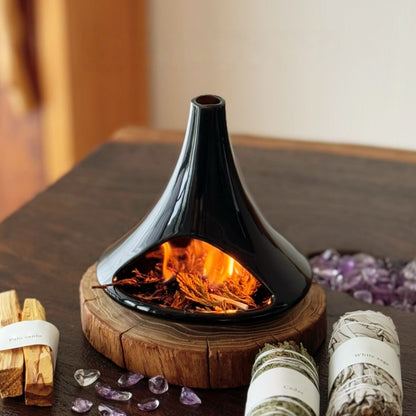 Ceramic Incense Holder & Ritual Burner - Invisible Peace