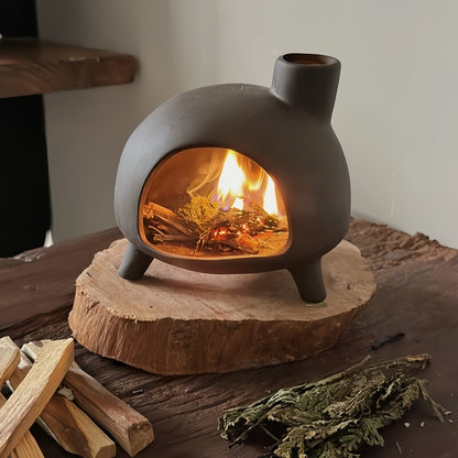 Ceramic Incense Holder & Ritual Burner - Earthly Dialogue