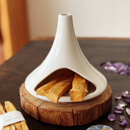 Ceramic Incense Holder & Ritual Burner - Invisible Peace