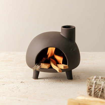 Ceramic Incense Holder & Ritual Burner - Earthly Dialogue