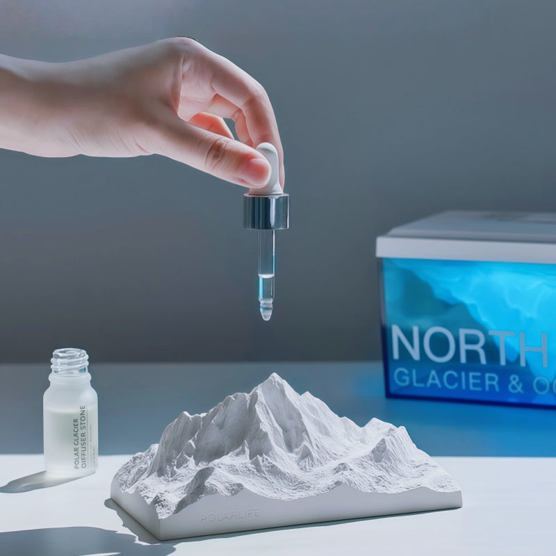 The Polar Glacier: 4-in-1 Sensory Speaker & Aroma Lamp