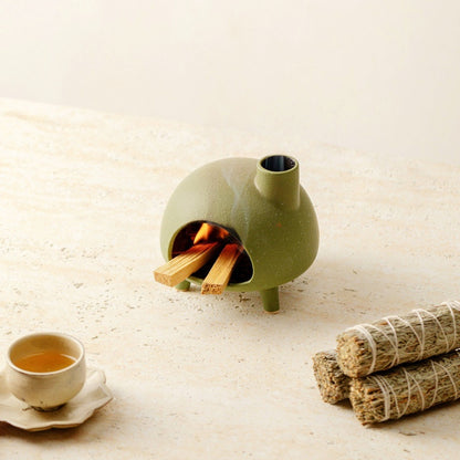 Ceramic Incense Holder & Ritual Burner - Earthly Dialogue