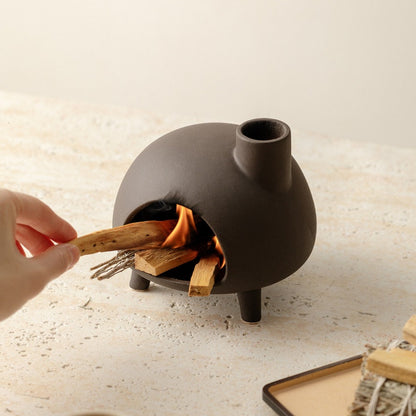 Ceramic Incense Holder & Ritual Burner - Earthly Dialogue