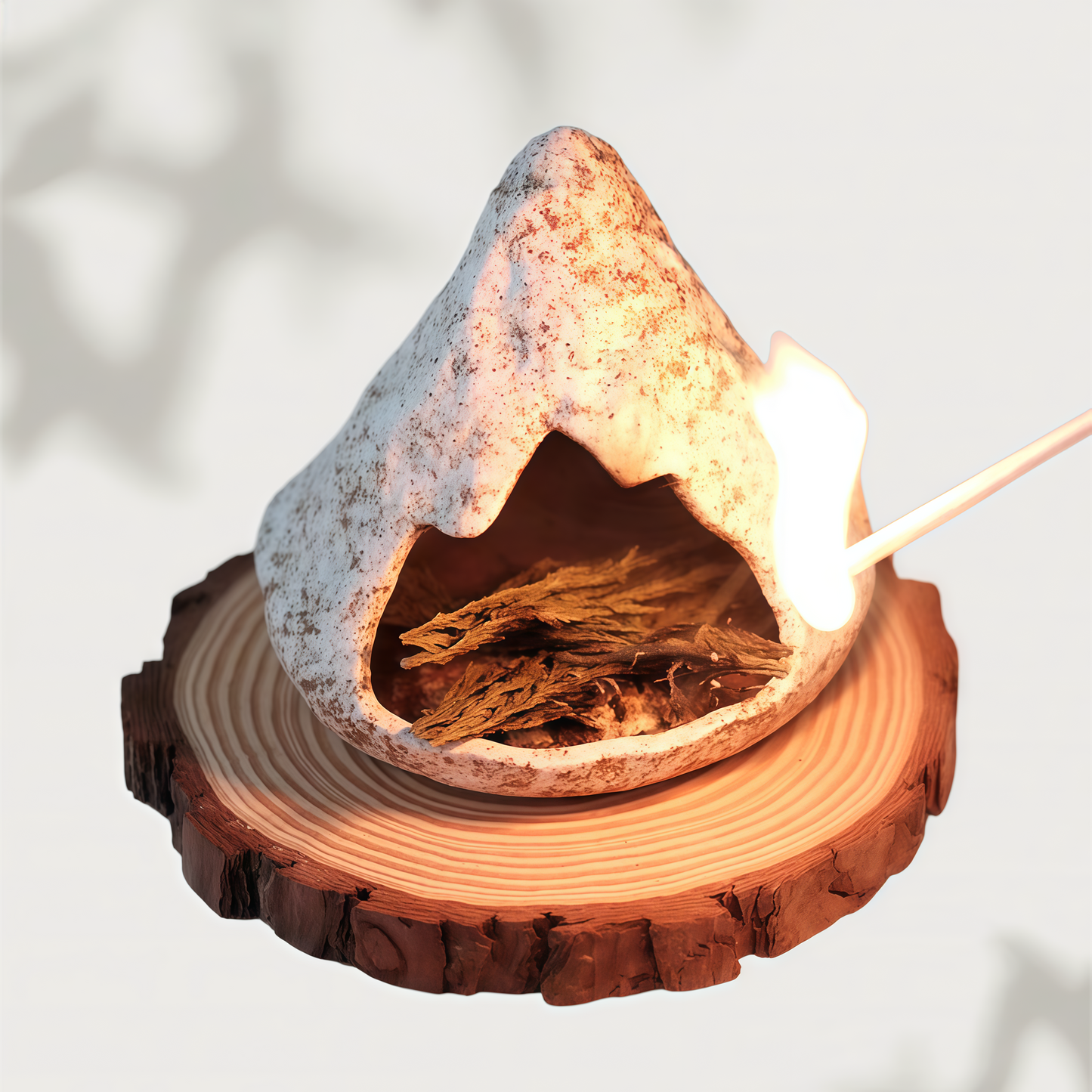 Ceramic Incense Holder & Ritual Burner - Volcano
