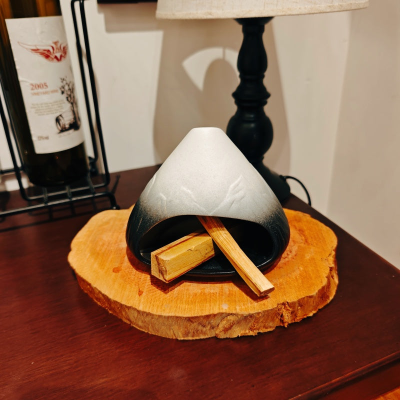 Ceramic Incense Holder & Ritual Burner - the Silent Peak