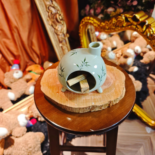 Ceramic Incense Holder & Ritual Burner - the Indigo Heritage