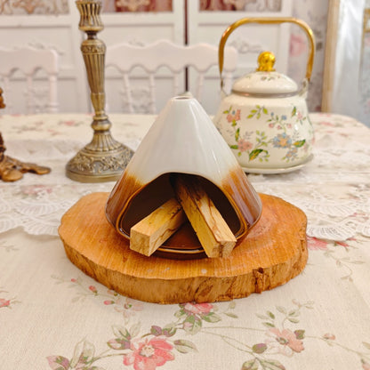 Ceramic Incense Holder & Ritual Burner - the Fuji Sanctuary