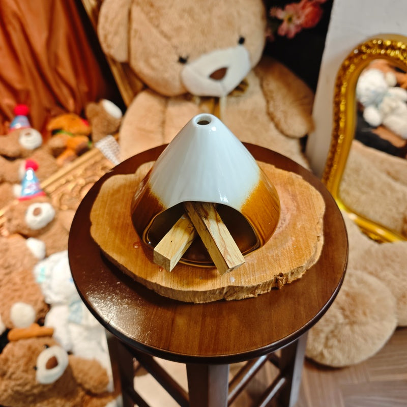 Ceramic Incense Holder & Ritual Burner - the Fuji Sanctuary