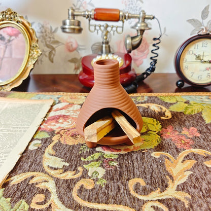 Ceramic Incense Holder & Ritual Burner - the Miniature Hearth