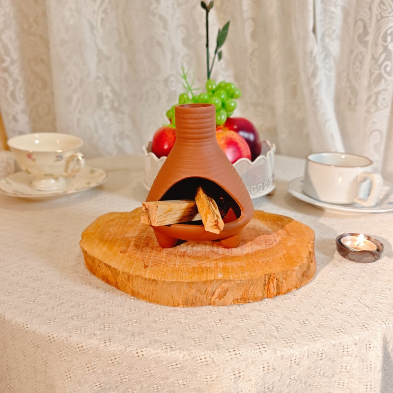 Ceramic Incense Holder & Ritual Burner - the Miniature Hearth