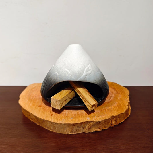 Ceramic Incense Holder & Ritual Burner - The Silent Peak