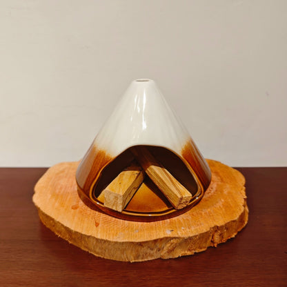 Ceramic Incense Holder & Ritual Burner - the Fuji Sanctuary