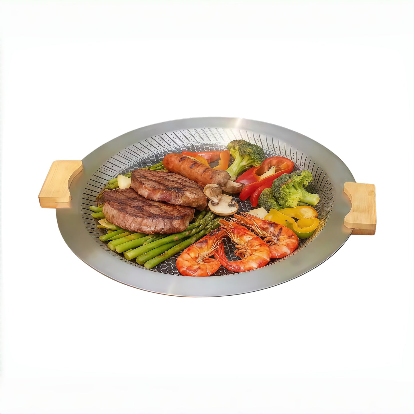 BUERK Tri-Ply Stainless Steel Griddle | Outdoor & Indoor Grill Pan
