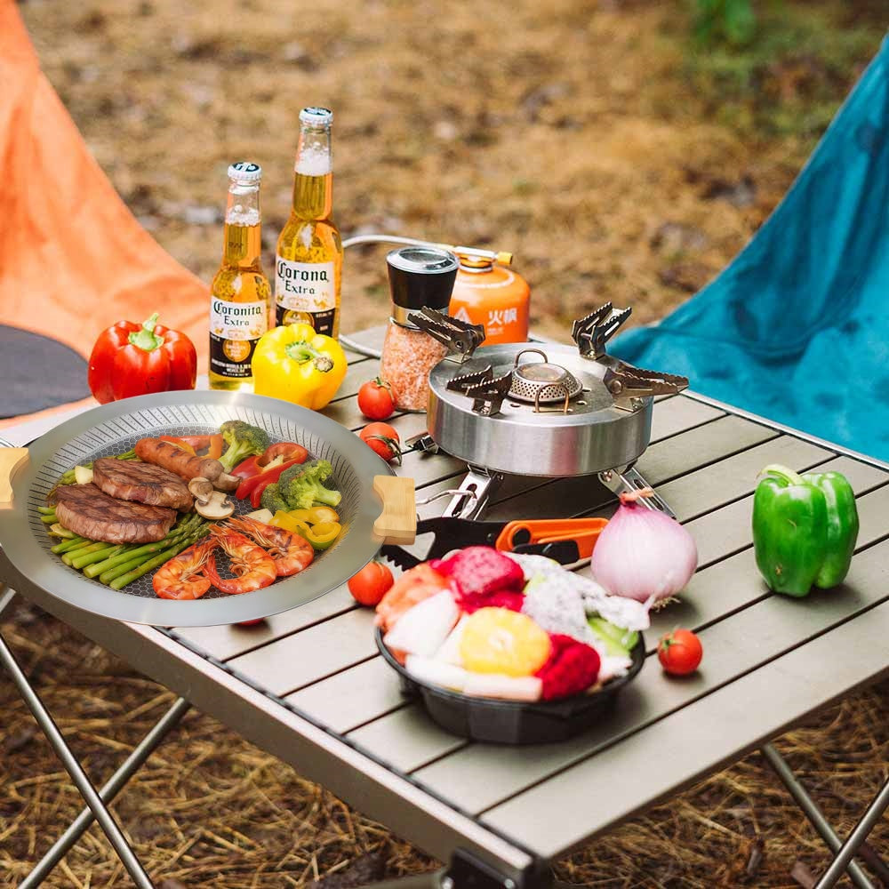 BUERK Tri-Ply Stainless Steel Griddle | Outdoor & Indoor Grill Pan